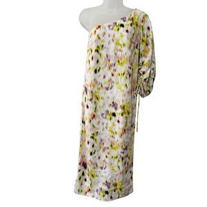 Future Collective Gabriella Karefa-Johnson Floral One Shoulder Dress XXS